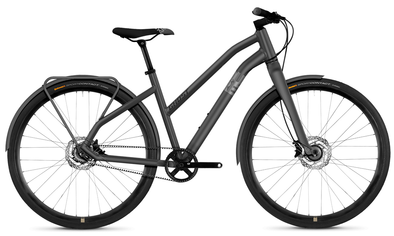 Фотография Велосипед Ghost Square Urban Unisex 5.8 28" (2020) 2020 Серый